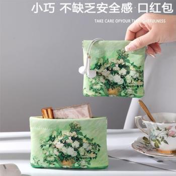 數據線自動封口收納包有線耳機收納化妝品小包包便攜數碼袋旅行