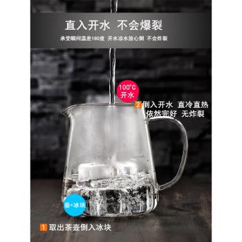 家用小水壺加厚耐熱茶器玻璃