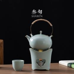 酒壺 提梁南瓜八宝茶壺 茶道置物 南山居 事事如意提梁壺茶具套裝禮盒- 煎茶道具 工芸品