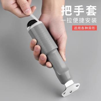 炒鍋把手防燙隔熱套平底鐵鍋鍋鏟耐高溫矽膠纏繞帶鍋炳大勺手柄套