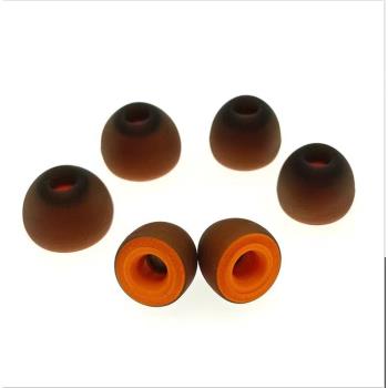 CVJ 記憶海綿矽膠耳帽二合一小橘套4.5mm入耳式耳機通用耳塞套C套