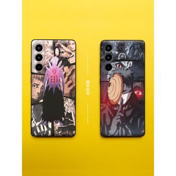 適用三星a55手機殼火影忍者Galaxya35保護套帶土a25佩恩a15防摔a53卡通動漫a51/a52二次元m54/m53磨砂m33矽膠