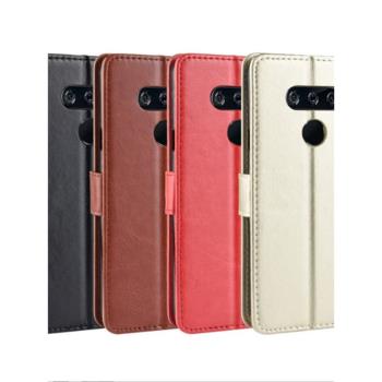 LG V40 thinQ+|V405UA錢包插卡電影支架軟矽膠手機殼翻蓋保護皮套