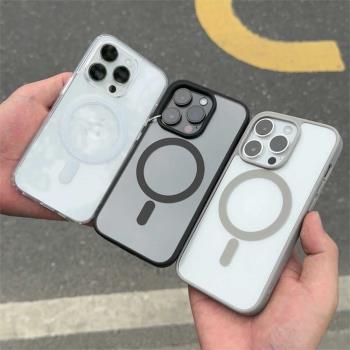 iphone15promax手機殼14promax新款13磁吸無線充電pro男女max高階感12防摔11爆款15pro保護套14plus