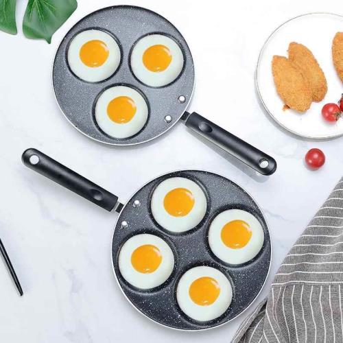 煎雞蛋漢堡神器荷包蛋平底不粘鍋家用煎餅煎蛋餃鍋迷你四孔小模具