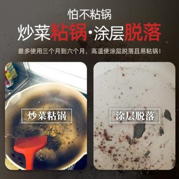麥飯石炒鍋不粘鍋輕油煙平底煎鍋電磁爐燃氣灶通用28CM32CM炒菜鍋