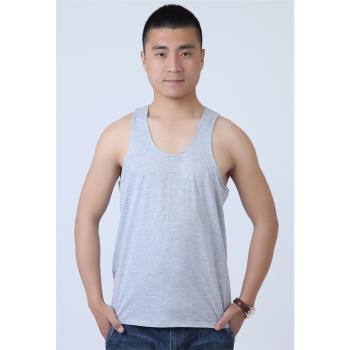 中老年人寬松版全棉無袖夏裝汗衫