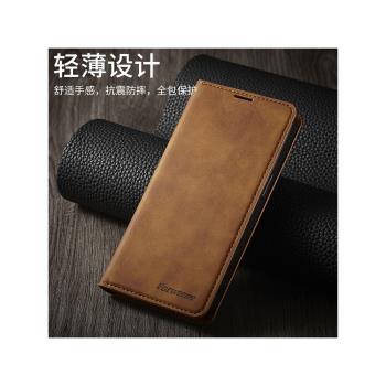 適用三星S21手機殼新款零錢卡包S21+磨砂復古S21ultra可插卡5G翻蓋式皮套S21FE全包防摔G9910商務男女保護套