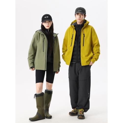 冬季三合一羽絨沖鋒衣外套男連帽防風防水戶外運動休閑夾克登山服