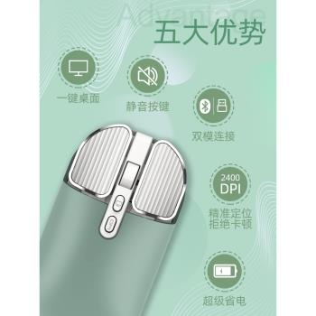 無線滑鼠藍芽充電款靜音無聲女生辦公遊戲通用筆記本電腦平板滑鼠