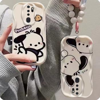 適用OPPOA9手機殼A11S可愛帕恰狗新款a9x超萌A11卡通矽膠男女a11x潮款手鏈個性氣囊防摔殼學生閨蜜創意ins風