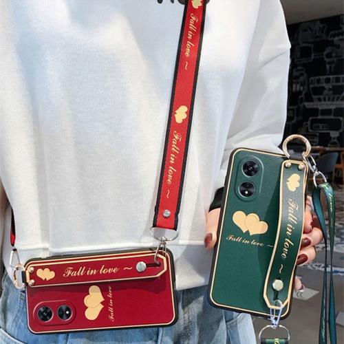 適用oppoa2x背帶斜跨背包式A2x手機殼OPPO全包OPPOA1x活力版帶掛繩5G掛脖式0pp0腕帶PJS110斜背套a1x潮