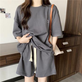 網紅爆款睡衣女2025年新款春夏純棉短袖短褲可外穿運動家居服套裝