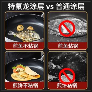 商用煎鍋平底不粘鍋鋁合金平底鍋家用煎蛋鍋煎餅鍋特氟龍牛排煎鍋