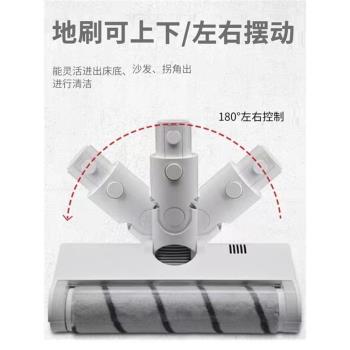 適配小米吸塵器1C配件米家無線吸塵器K10滾刷直桿軟絨電動地刷