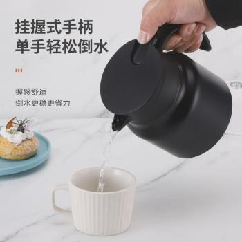 燜茶壺316不銹鋼茶壺保溫壺大容量悶茶壺高檔辦公室泡茶杯禮品