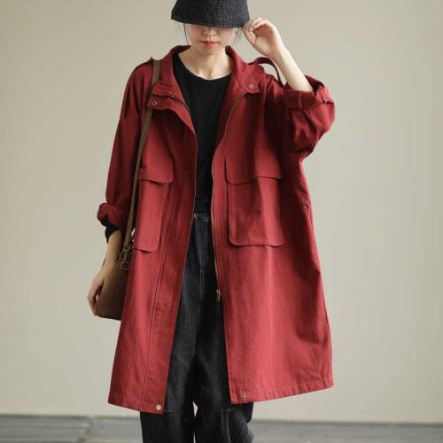 撤柜外貿原單剪標高端大碼寬松秋裝中長款設計感小眾百搭長袖外套