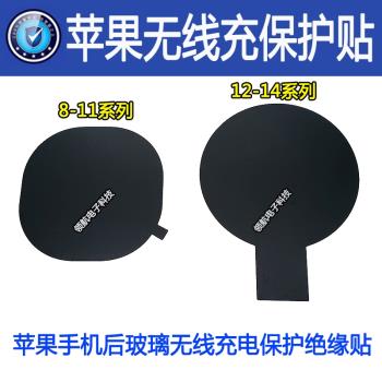 適用蘋果12 13 15 16plus 8XS XR14proMax無線充電磁鐵絕緣保護貼
