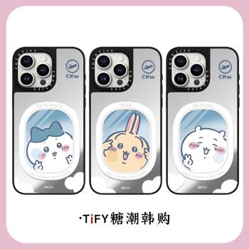 CASE磁吸MagSafe聯名吉伊卡哇chiikawa適用iphone16手機殼15promax蘋果14pro卡通13可愛烏薩奇小八12日韓11