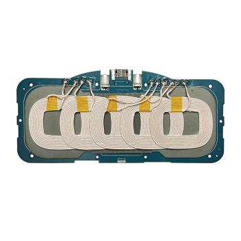 寬幅9v-24V 通用15W Qi快速無線充電板發射模組發射端5線圈Qi手機通用傢俱桌面車載內建改裝DIY