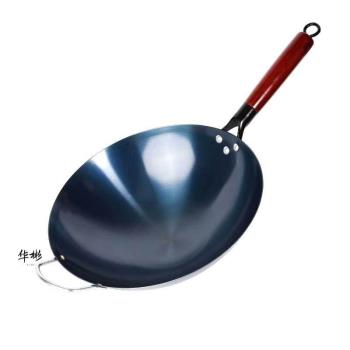 傳統老式家用圓底鐵鍋不粘鍋炒鍋開好鍋無塗層炒菜鍋炒鍋免開鍋