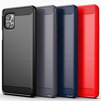 適用LG Q70|LMQ620VAB/Q730N碳纖維拉絲軟矽膠防摔滑手機殼保護套