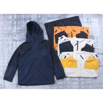 櫃貨！去島國訂單！情侶款！男士戶外防風防水寬松連帽外套夾克潮