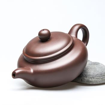 宜興大號容量紫砂茶壺純手工泡茶單壺功夫茶具茶杯套裝家用可倒立