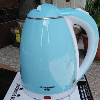 304不銹鋼電熱水壺自動斷電家用快速電茶壺雙層防燙煮水器燒水壺