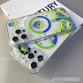 magsafe磁吸適用於蘋果15promax手機殼高階感iPhone14新款13pro無線充12小怪獸11可愛plus創意pro男女保護套