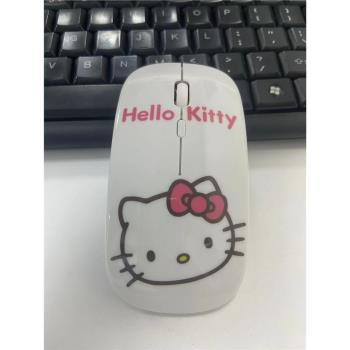 特價充電hello kitty無線鼠標靜音光電KT貓可愛卡通辦公超萌鼠標