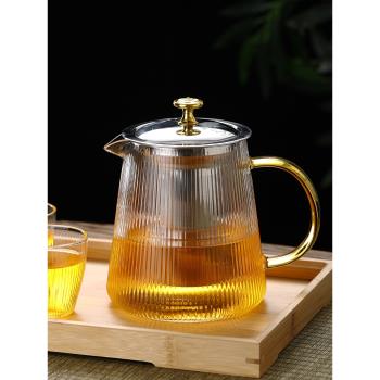 家用一體加厚耐高溫新款玻璃茶壺