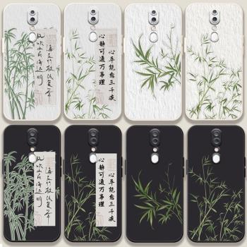 適用OPPOA9X手機殼書法文字oppo a9x詩詞國風竹子0pp0a9x矽膠套oppoa9潮男女a9磨砂opopA9防摔PCAM10軟殼卡通