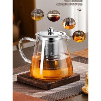 家用玻璃茶壺電熱爐煮茶爐小型燒水加熱電陶爐圍爐煮茶壺茶具套裝