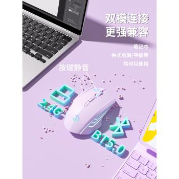 無線滑鼠藍芽可充電遊戲靜音辦公適用小米聯想筆記本臺式電腦通用
