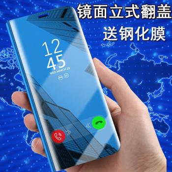 iphone11手機殼蘋果11Pro保護翻蓋皮套iPhone11Pro max全包防摔ip11鏡面pormax男ip女pro個性promax潮牌款硬P