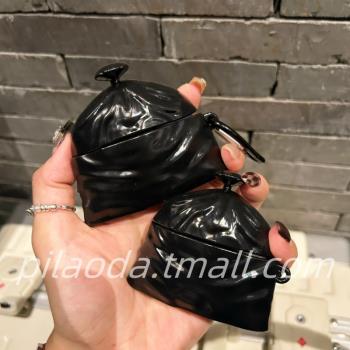 皮老大適用小米buds5pro無線耳機藍芽保護套創意個性垃圾袋Xiaomi Buds5pro矽膠防摔外殼男新款小眾耳機軟盒