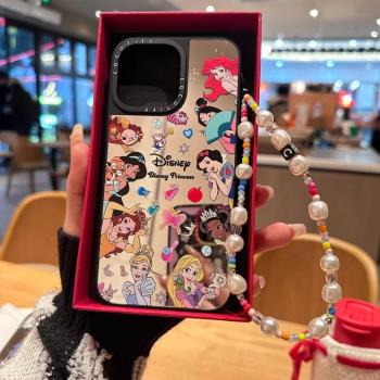 CASE聯名迪士尼白雪公主小矮人適用iphone15手機殼14promax蘋果13pro鏡面16保護套12少女11新款MagSafe磁吸