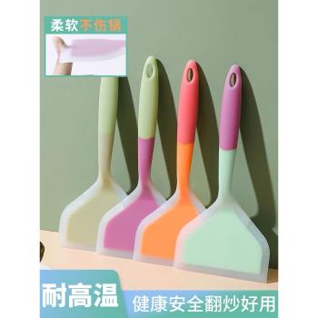 烙餅矽膠鏟子不粘鍋專用廚具玉子燒家用不傷鍋耐高溫炒菜鍋鏟煎餅
