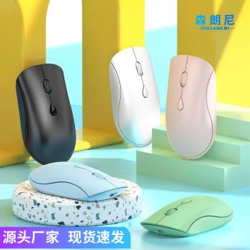 工廠全新無線滑鼠臺式機筆記本光電禮品藍牙充電無線滑鼠