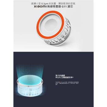 相容小米無線吸塵器G11濾芯配件海綿過濾網米家吸塵機擦地刷元件