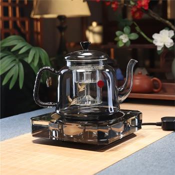 新款蒸煮一體茶壺煮茶壺家用加厚耐高溫煮茶器大容量玻璃茶壺