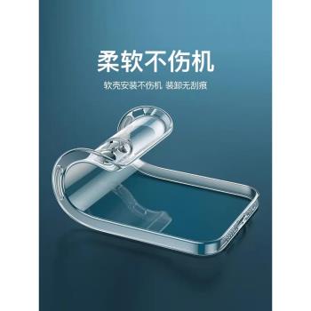 適用三星a54透明手機殼四角防摔A53鏡頭全包保護套Galaxy A52超薄矽膠軟殼A52S簡約裸機手感外殼