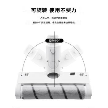 配小米吸塵器2配件米家無線吸塵器2吸頭滾刷濾芯直桿軟絨電動地刷