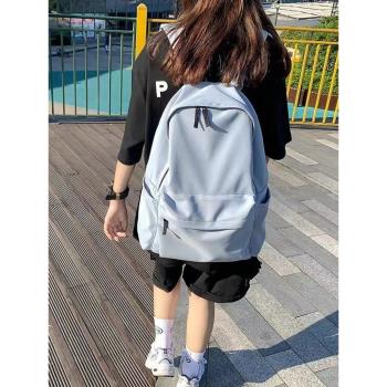 旅行男士簡約百搭電腦女雙肩包