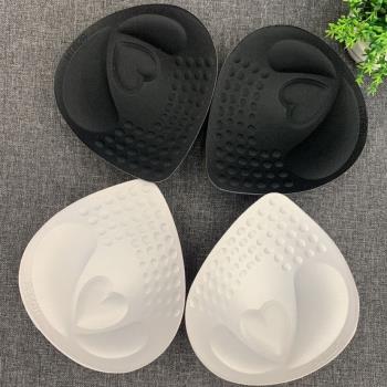 分體胸墊插片無鋼圈內衣女聚攏文胸墊中厚可拆卸內墊美背替換胸墊