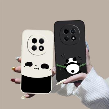 適用oppoA5Pro手機殼A5Por新款矽膠保護套帶掛繩oppo5G搞怪熊貓PKP110全包防摔oppoPKP高階感0pp0女opa軟外殼