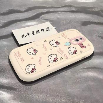 適用OPPOA9手機殼滿屏KT貓泡芙殼新款a9X卡通情侶pcam10矽膠保護套小眾創意夏日小清新個性氣囊防摔簡約搞怪