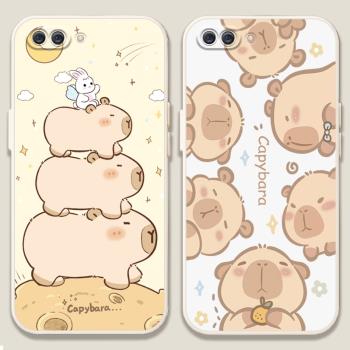 適用於OPPOA5手機殼a7n卡皮巴拉oppoa7x水豚oppoa3情侶0pp0A5男a5t女a7x防摔a5全包a7軟殼a1學生a3矽膠套磨砂