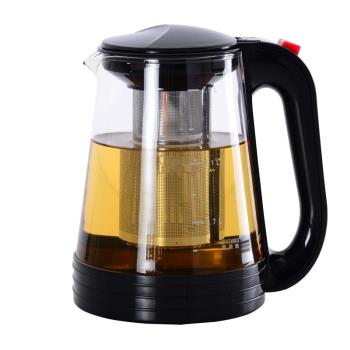 金美萊歐式茶壺大容量泡茶壺耐高溫酒店茶餐廳家用玻璃茶壺花茶壺